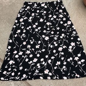 Floral Pendleton Skirt